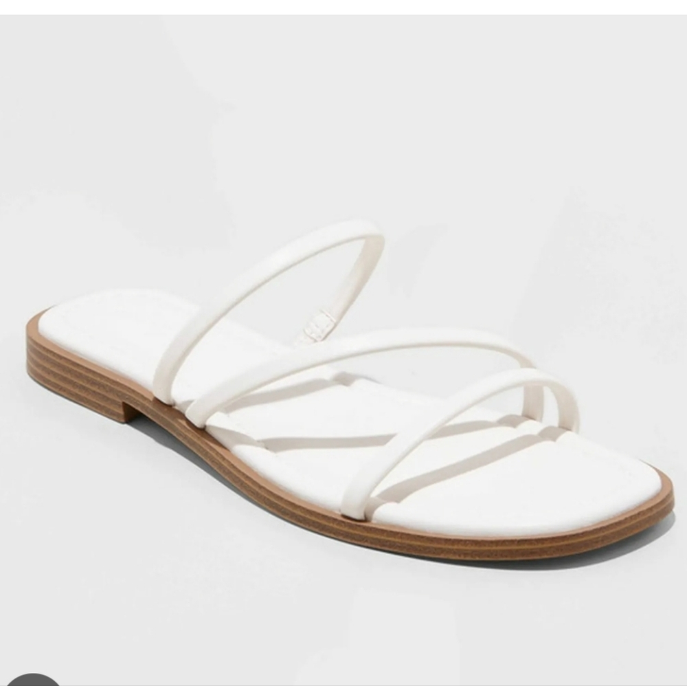 Universal Thread Woman's Louie Cream Sandals Size 11